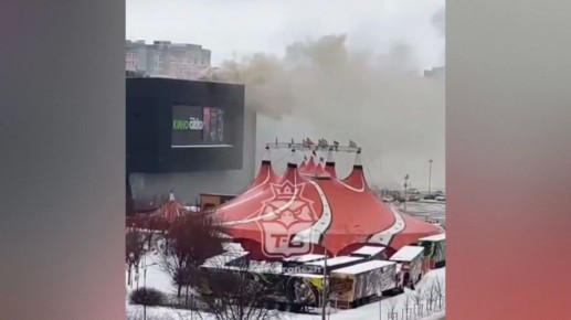 В Воронеже локализовали пожар в ТРК «Арена»