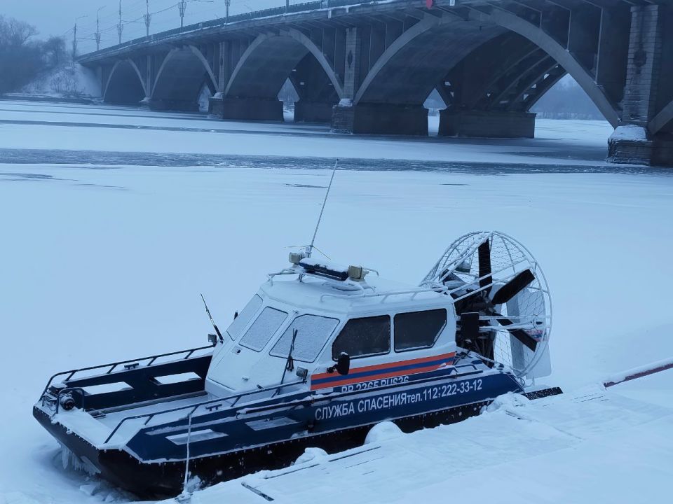 ВАЖНО: выход на замерзшую акваторию Воронежского водохранилища опасен