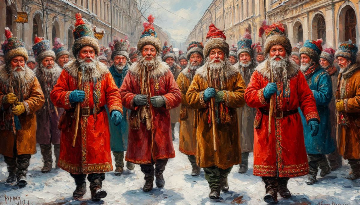 Ряженые в масках чертей и пение под окнами: как языческий обряд Коляды дожил до наших дней