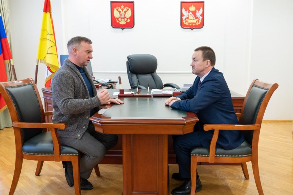 Юрий Матузов обсудил с Александром Пешиковым развитие детского массового спорта