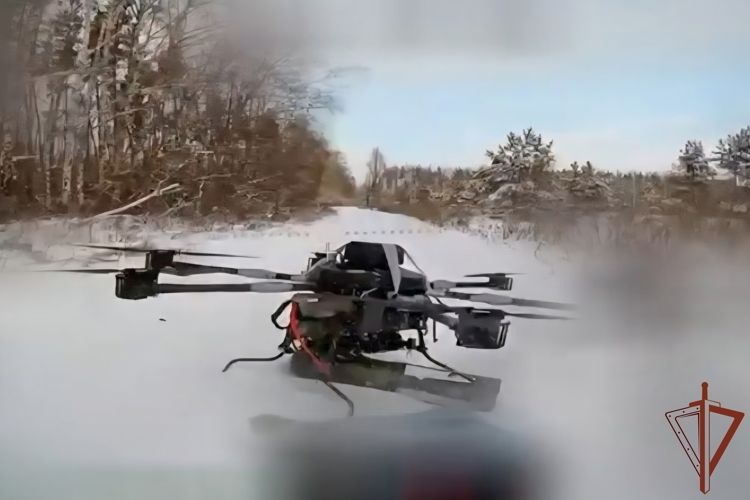 РАСЧЕТЫ 116-Й БРИГАДЫ РОСГВАРДИИ СОРВАЛИ ВЫЛЕТ ВРАЖЕСКОГО ГЕКСАКОПТЕРА НА ХАРЬКОВСКОМ НАПРАВЛЕНИИ