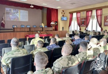 В территориальном Управлении Росгвардии прошла лекция, посвященная одному из самых драматичных и героических периодов в истории города – обороне Воронежа в годы Великой Отечественной войны