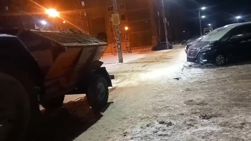 Работа комбината благоустройства не останавливается даже в сильные морозы