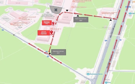 С 1 февраля запретят парковку и изменят схему проезда по территории ВОКБ №1 (Московский проспект, 151) в связи с реконструкцией здания приемного отделения