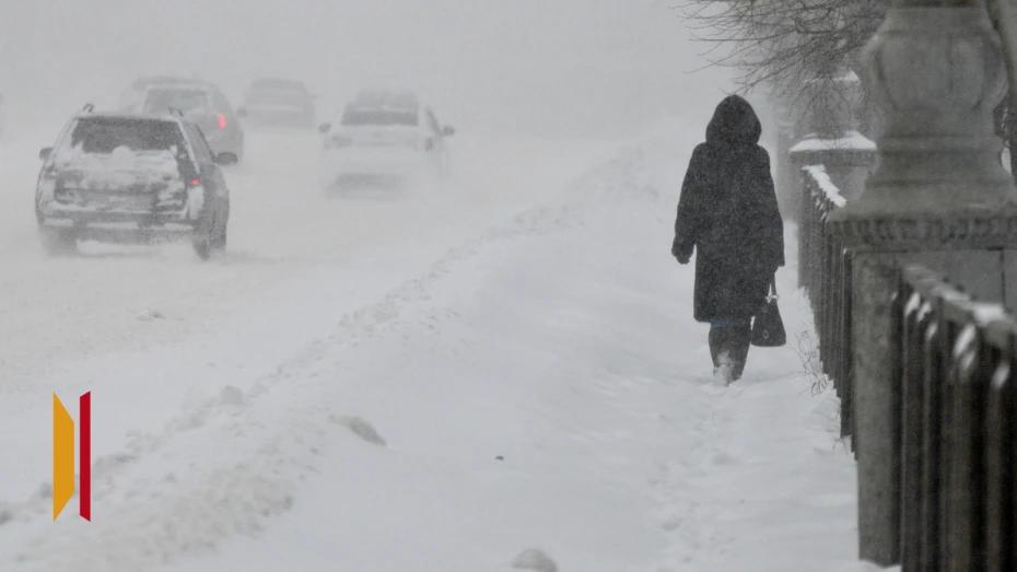 На Воронеж обрушится сильный снегопад и туман