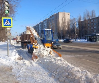 #уборка_Воронежа днем 2 февраля