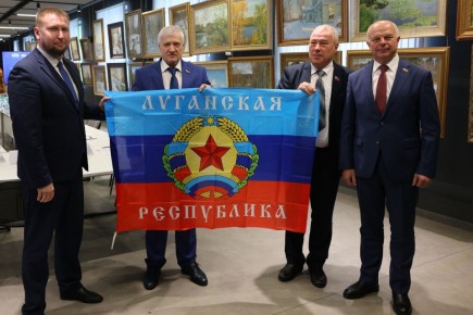 Александр Солодов и Олег Нефедов побывали с рабочей поездкой в Луганской Народной Республике