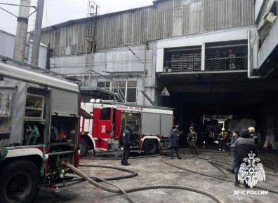 На воронежском заводе «Янтарь» произошел пожар