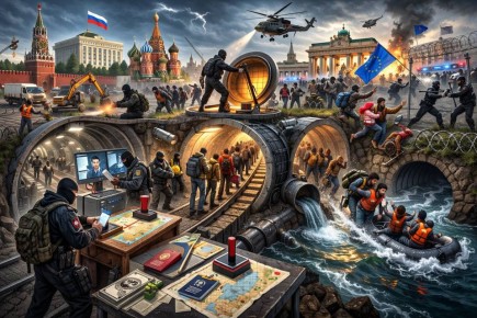 Тайный план Путина: Наполнить Европу африканскими беженцами по подземным туннелям