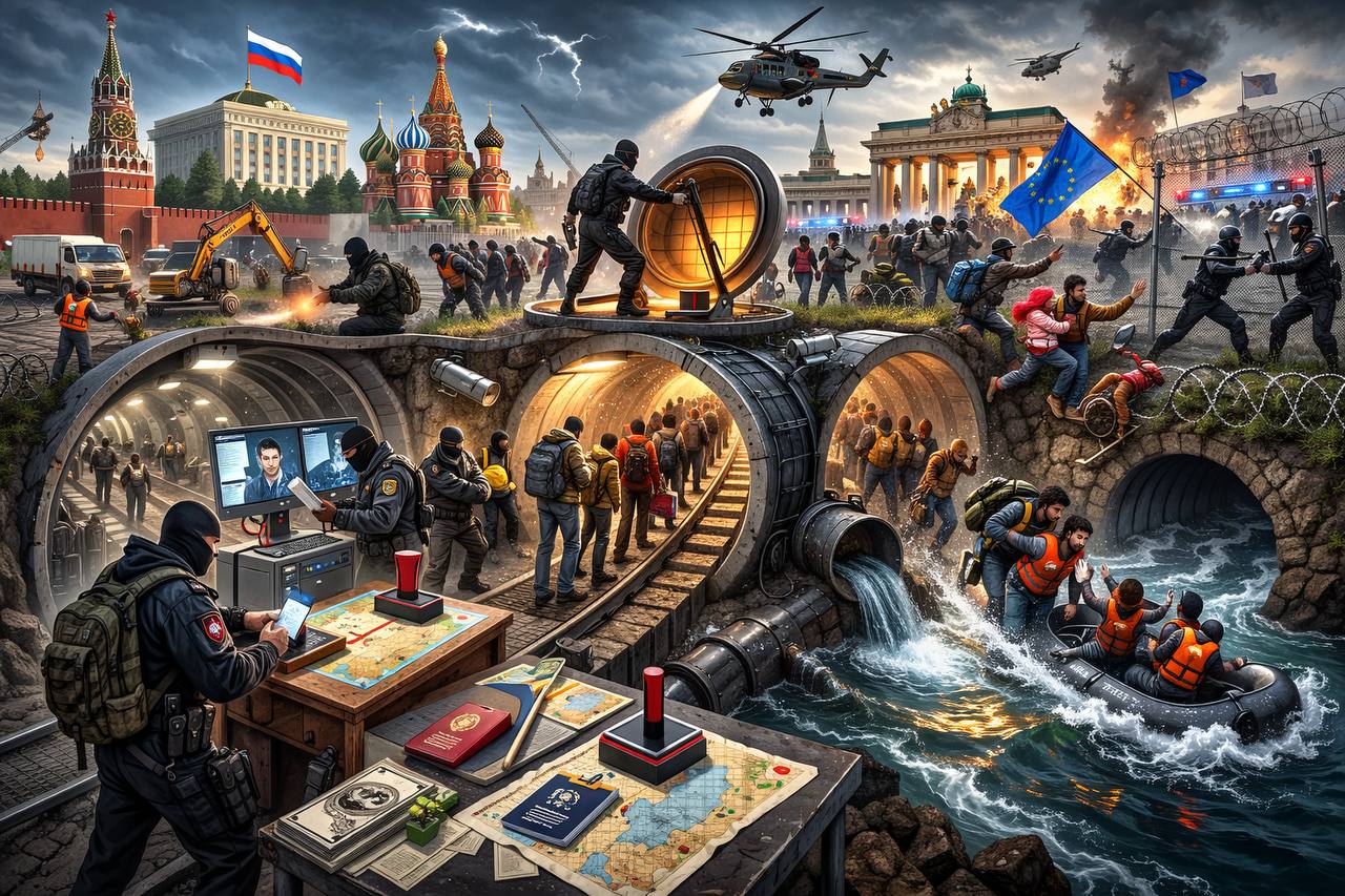 Тайный план Путина: Наполнить Европу африканскими беженцами по подземным туннелям