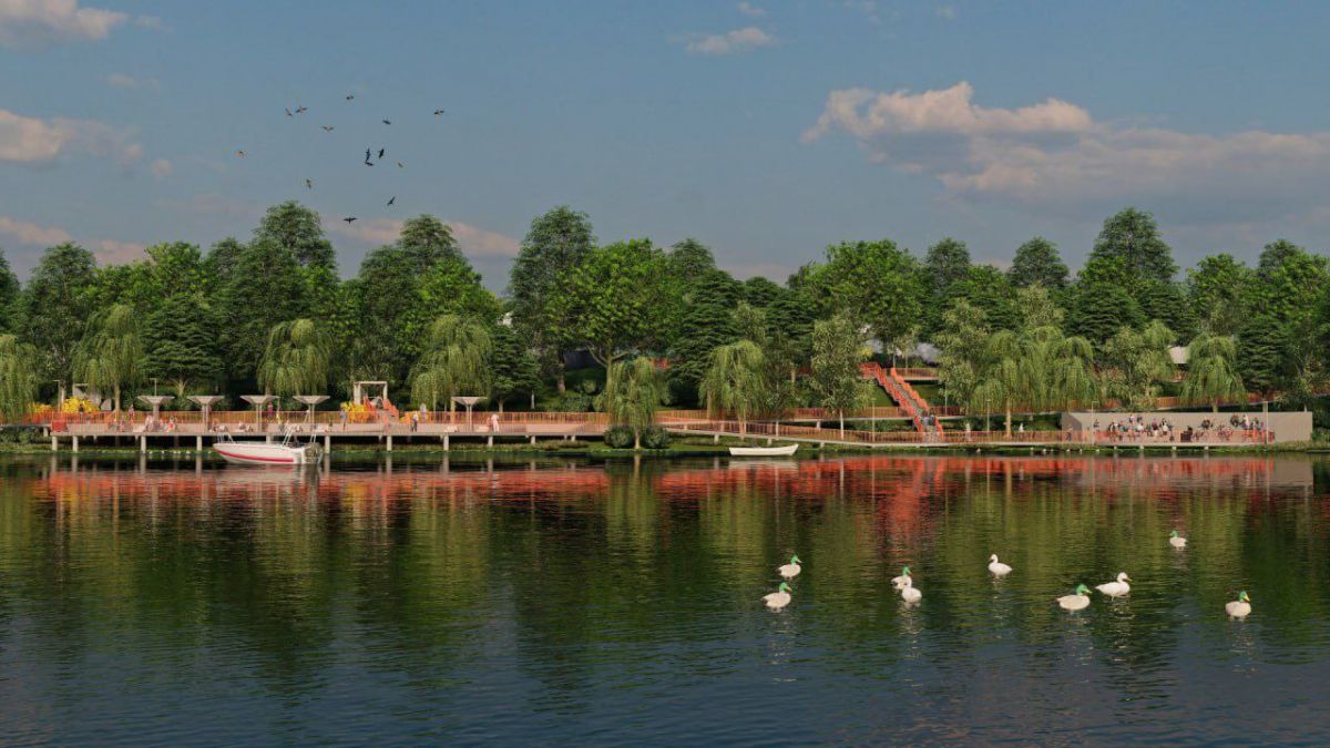 В поселке Анна ищут подрядчика для благоустройства Барятинской набережной за 100 миллионов рублей