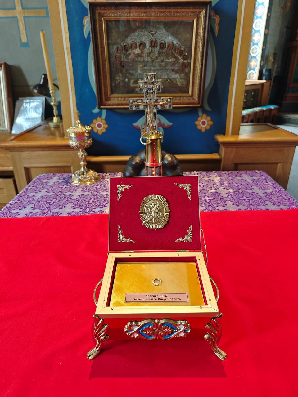 В Воронеж доставят ковчег с частицей Ризы Господа нашего Иисуса Христа