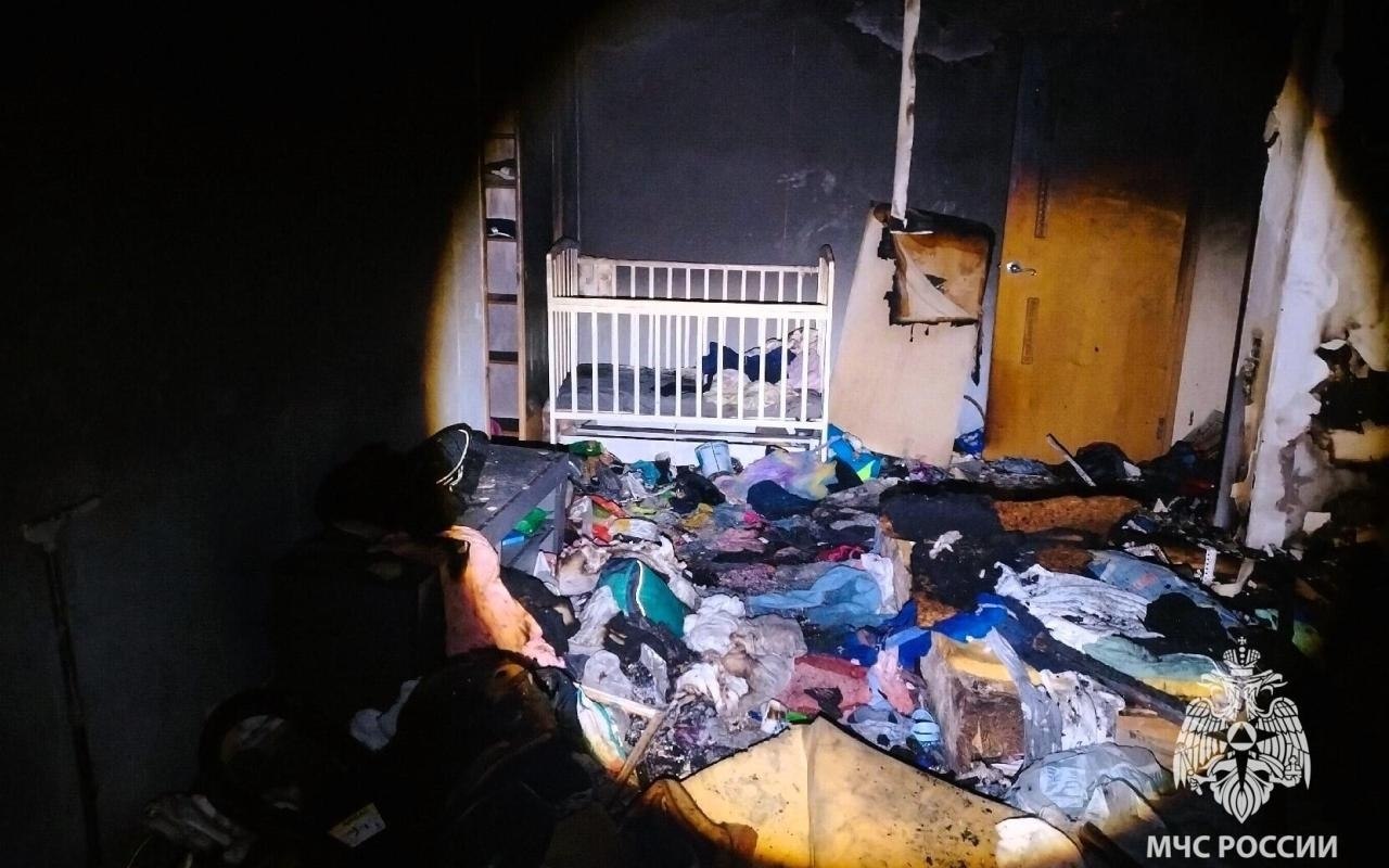 В Советском районе Воронежа во время пожара в пятиэтажке погибла 3-летняя девочка