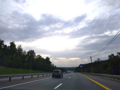 Воронежских водителей предупредили о дожде на федеральной автодороге