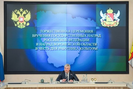 Губернатор Александр Гусев наградил лучших воронежских работников культуры