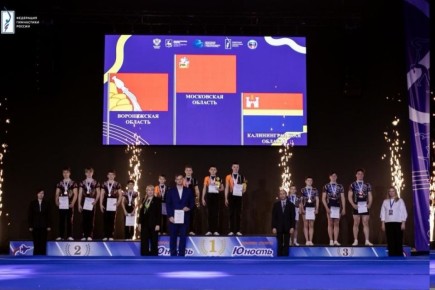 Воронежские акробаты вновь поднялись на пьедестал почёта Первенства России