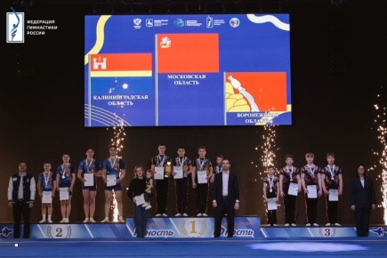 Воронежские акробаты завершили Первенство России тремя бронзовыми медалями