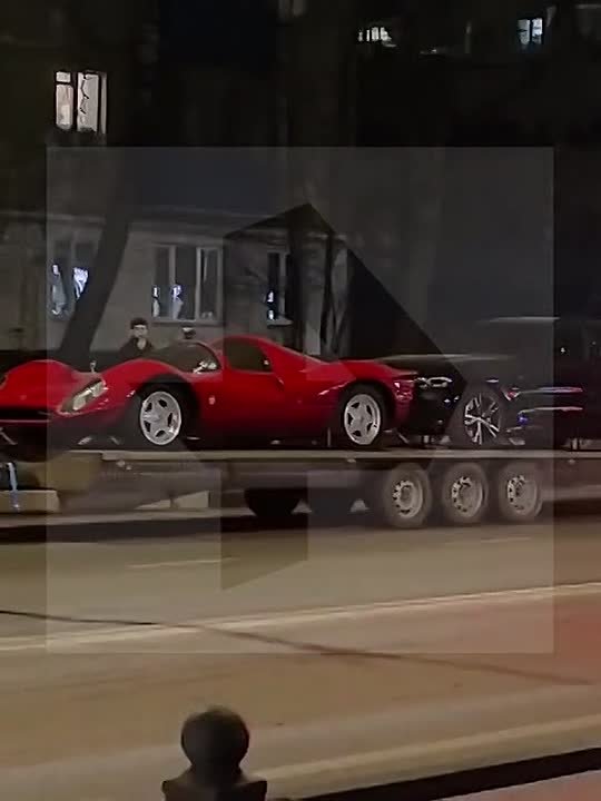 Редчайшая Ferrari 330, замеченная на улицах Химок, была в городе проездом