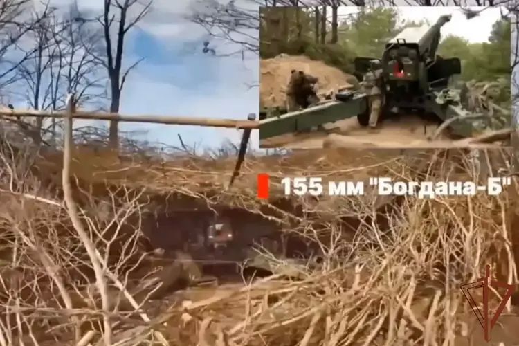 СПЕЦНАЗ РОСГВАРДИИ УНИЧТОЖИЛ ГАУБИЦУ ПРОТИВНИКА В ЗОНЕ СВО
