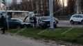 В Воронеже у остановки «Улица Добролюбова» 7 апреля столкнулись четыре автомобиля