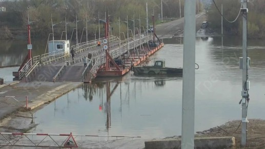 В воронежском микрорайоне Шилово открыли проезд по понтонному мосту