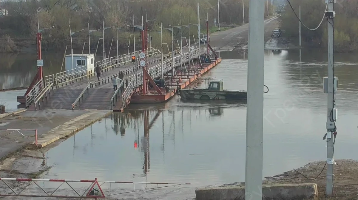 В воронежском микрорайоне Шилово открыли проезд по понтонному мосту