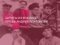 «...и нам надо так жить теперь, чтобы смерть наших людей была оправдана счастливой и свободной судьбой нашего народа и тем была взыскана их гибель» (Из рассказа «Взыскание погибших»)