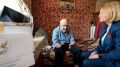 Министр внутренней политики Воронежской области Елена Дерганова поздравила с Днем Победы ветерана Дмитрия Филинова