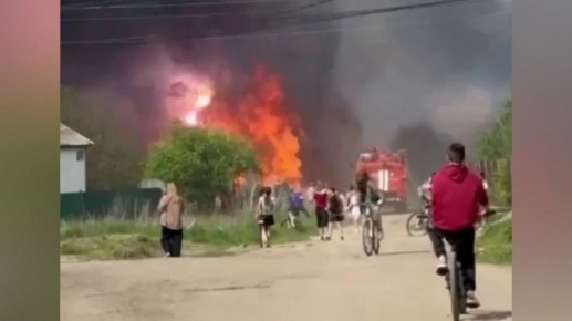 В Воронеже рассказали о тушении сильного пожара на левом берегу: видео