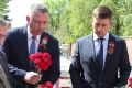 Роман Володин и Сергей Сторожев приняли участие в церемонии возложения цветов в День Победы