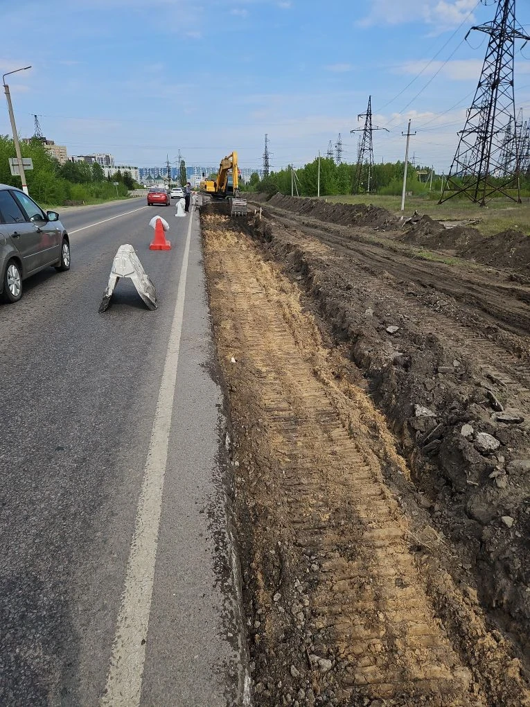 Продолжаются работы по расширению участка улицы Дубровина
