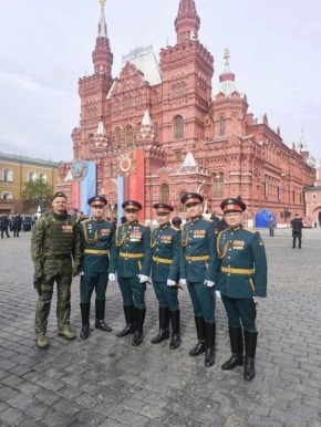 Герой России из Богучарского района принял участие в Параде Победы на Красной площади