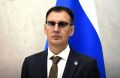 Юрий Матузов поздравляет временно исполняющего полномочия главы Каширского района Ивана Пономарева с днем рождения: