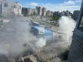 На улице Владимира Невского загорелись подземные гаражи