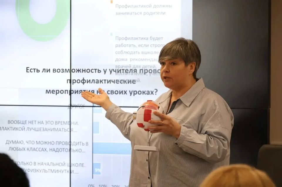 Заместитель главного врача ВОКОБ, главный внештатный детский офтальмолог министерства здравоохранения Воронежской области Ольга Сломова подвела промежуточные итоги реализации проекта «Большая перемена здоровья» в школах...