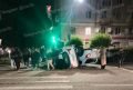 В Воронеже две машины перевернулись после ДТП