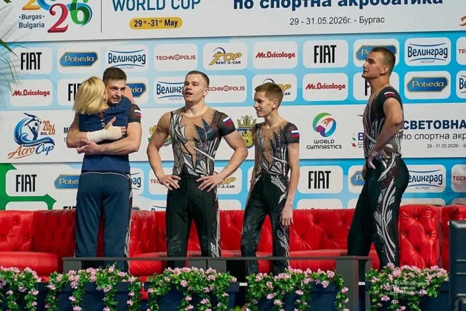 Воронежские спортивные акробаты выиграли золото этапа Кубка мира