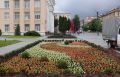 Цветочный орнамент из 23 396 однолетников украсил клумбы в сквере имени Ивана Алексеевича Бунина
