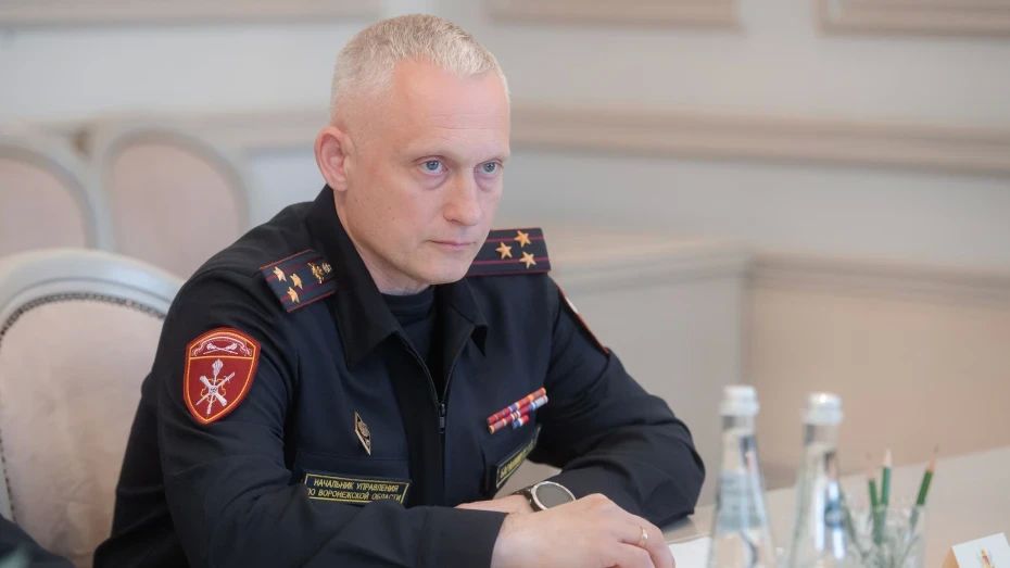 Начальнику Управления Росгвардии по Воронежской области Алексею Баранникову присвоили звание генерал-майора полиции