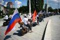 Байкеры устроили мотопробег в честь Дня России в Воронеже