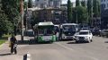 Три автобуса попали в ДТП на Заставе