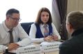 Областная Дума организовала межведомственный выездной прием граждан в Новоусманском районе