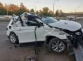 Иномарку смяло после ДТП на Московском проспекте Воронежа