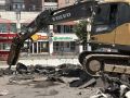 Семиметровый котлован выкопали на Московском проспекте для ремонта коллектора