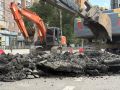 На Московском проспекте роют семиметровый котлован для устранения коммунальной аварии