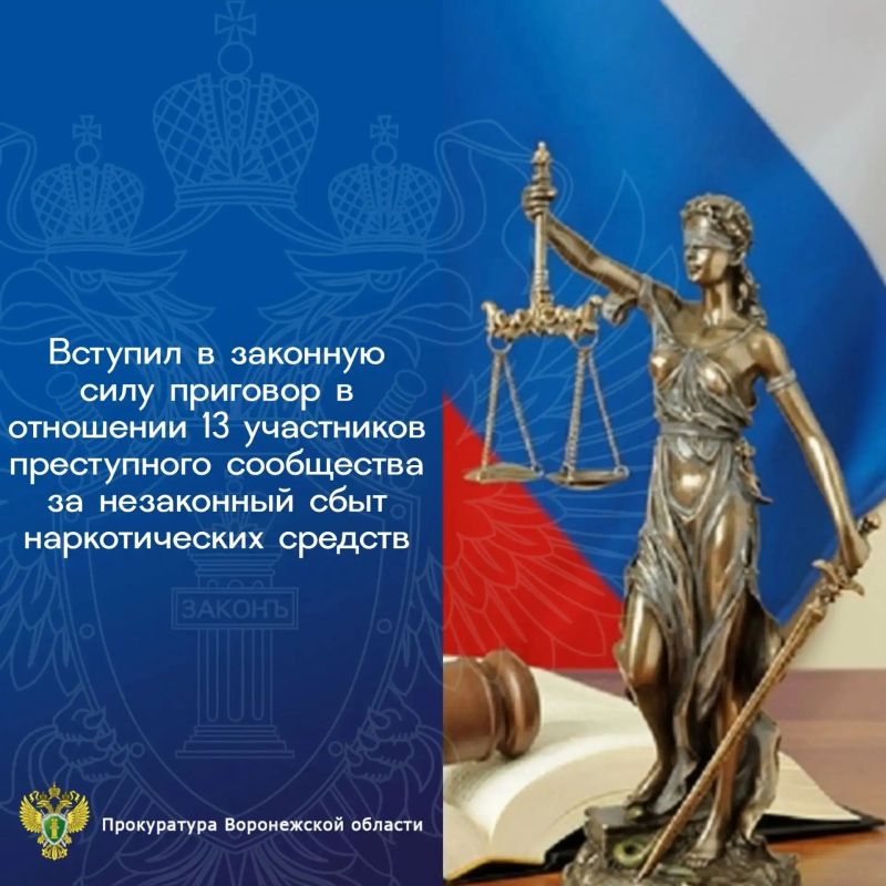 В период с августа по декабрь 2022 года участниками преступного сообщества совершено не менее 7 особо тяжких преступлений - незаконных сбытов наркотических средств на территории Воронежской, Орловской областей, города Москвы...