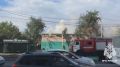 В центре Воронежа загорелся гараж