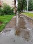 Воронежцы жалуются на многомесячную утечку воды из канализационного люка на пересечении улиц Менделеева и Ростовской