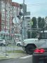 УАЗ снес светофор на перекрестке 60-й Армии и бульвара Победы