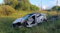 В Воронежской области Kia столкнулась с тепловозом: пострадали 2 человека